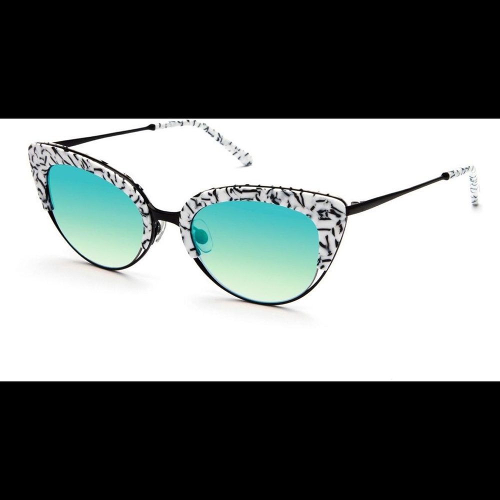 KREWE Josephine Red Mirrored Sunglasses